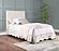Pirro Upholstered Twin Panel Headboard Sand by Coaster