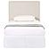 Kosmo Upholstered Twin Panel Headboard Sand by Coaster