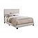 Boyd Eastern King Upholstered Bed w/Nailhead Trim Ivory by Coaster