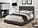 Boyd Queen Upholstered Bed w/Nailhead Trim Charcoal by Coaster