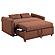 Portland Boucle Upholstered Sleeper Sofa Bed Copper by Coaster