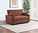 Portland Boucle Upholstered Sleeper Sofa Bed Copper by Coaster