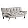 Laredo Upholstered Tufted Convertible Sofa Bed Light Grey by Coaster