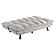 Laredo Upholstered Tufted Convertible Sofa Bed Light Grey by Coaster