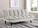 Laredo Upholstered Tufted Convertible Sofa Bed Light Grey by Coaster