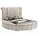 Sonya Upholstered Round Storage Bed Ivory by Coaster