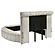 Sonya Upholstered Round Storage Bed Ivory by Coaster