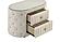 Sonya 2-Drawer Upholstered Nightstand Bedside Table Ivory by Coaster