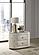 Sonya 2-Drawer Upholstered Nightstand Bedside Table Ivory by Coaster