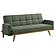 Kourtney Upholstered Track Arms Convertible Sofa Bed Sage Green by Coaster