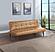 Jenson Multipurpose Upholstered Tufted Convertible Sofa Bed Saddle Brown by Coaster