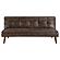 Jenson Multipurpose Upholstered Tufted Convertible Sofa Bed Dark Coffee Brown by Coaster