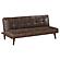 Jenson Multipurpose Upholstered Tufted Convertible Sofa Bed Dark Coffee Brown by Coaster
