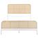 Lanewood Open Cane Webbing Metal Bed White by Coaster