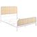 Lanewood Open Cane Webbing Metal Bed White by Coaster