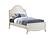 Dominique 5-piece Full Bedroom Set w/Arched Headboard Cream White by Coaster