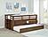 Carlsbad Wood Twin Captains Bed w/Trundle Medium Brown by Coaster