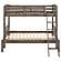 Flynn Wood Twin Over Full Bunk Bed Weathered Brown by Coaster