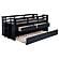 Carlsbad Wood Twin Captains Bed w/Trundle Navy Blue by Coaster