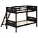 Littleton Twin Over Twin Bunk Bed Espresso by Coaster