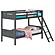 Littleton Twin Over Twin Bunk Bed Grey by Coaster