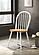 Cinder Windsor Side Chairs Natural Brown and White (Set of 4) by Coaster