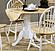 Allison Drop Leaf Round Dining Table Natural Brown and White by Coaster