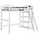 Anica 3-shelf Wood Twin Loft Bed White by Coaster