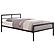 Fisher 2-piece Metal Workstation Loft Bed Set (w/Twin Bed) Gunmetal by Coaster