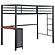 Fisher 2-piece Metal Workstation Loft Bed Set (w/Twin Bed) Gunmetal by Coaster