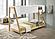 Wyatt Wood Twin Over Twin Bunk Bed White and Natural by Coaster