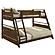Holden Wood Veneer Twin Over Full Bunk Bed Walnut by Coaster