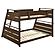 Holden Wood Veneer Twin Over Full Bunk Bed Walnut by Coaster
