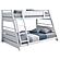 Holden Wood Veneer Twin Over Full Bunk Bed White by Coaster