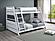 Holden Wood Veneer Twin Over Full Bunk Bed White by Coaster