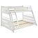 Holden Wood Veneer Twin Over Full Bunk Bed White by Coaster