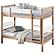 Dakota Wood Twin Over Twin Bunk Bed Natural by Coaster