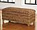 Laughton Hand-Woven Banana Leaf Storage Trunk Amber by Coaster