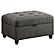 Stonenesse Upholstered Tufted Sectional w/Storage Ottoman Grey by Coaster