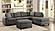 Stonenesse Upholstered Tufted Sectional w/Storage Ottoman Grey by Coaster