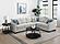 Ashford Chenille Upholstered Sleeper Sectional Sofa Greige by Coaster