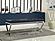 Walton Rectangle Upholstered Tufted Bench Black by Coaster