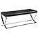 Walton Rectangle Upholstered Tufted Bench Black by Coaster