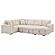 Devonshire Sleeper Sectional Sofa Storage Chaise Camel by Coaster
