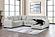 Devonshire Sleeper Sectional Sofa Storage Chaise Grey by Coaster
