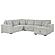 Devonshire Sleeper Sectional Sofa Storage Chaise Grey by Coaster