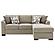 Storey Upholstered Sleeper Sectional Chaise Sofa Camel by Coaster