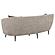 Ellorie Upholstered Channel Back Curved Sofa Beige by Coaster