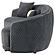 Brookside Velvet Upholstered Curved Sofa Dark Grey by Coaster