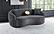 Brookside Velvet Upholstered Curved Sofa Dark Grey by Coaster